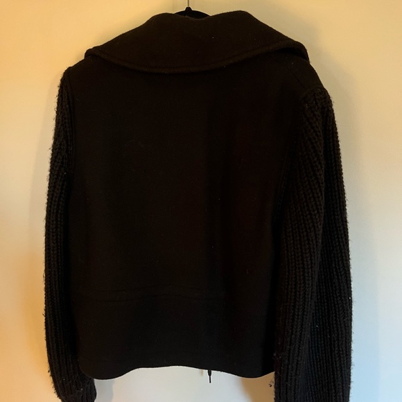 Bash jacket with knit sweater sleeves. - Picture 2 of 2